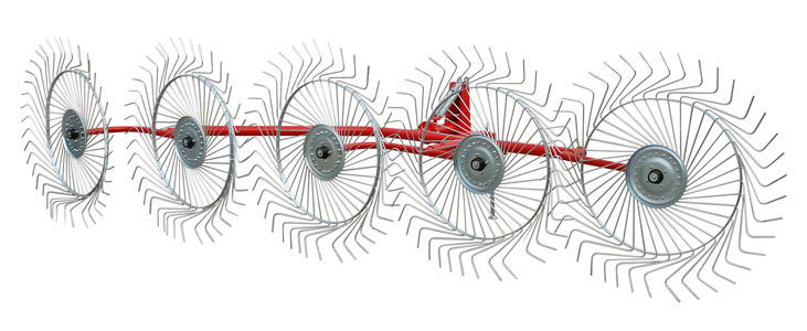 Грабля-Валкообразователь колесно палцевый Agromaster